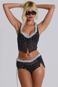 Best Jaded London Polka Ruffle Tankini Top