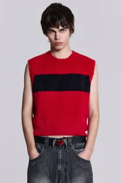 Cheap Jaded London Redact Knit Vest