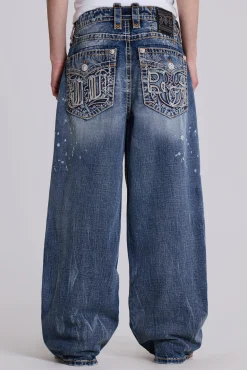 Discount Jaded London Rock Revival Axel Colossus Jeans