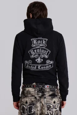 Outlet Jaded London Rock Revival Diamante Mini Monster Hoodie