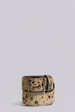 Outlet Jaded London Rodeo Cow 100% Leather Belt