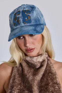Fashion Jaded London Route 66 Distressed Studded Cap
