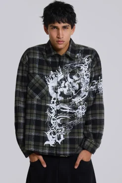 Hot Jaded London Seized Flannel Shirt