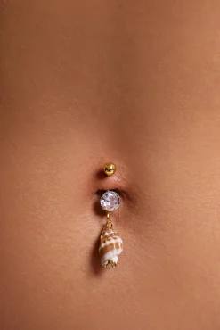 Outlet Jaded London Shell Belly Bar