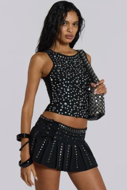 Sale Jaded London Silvra Studded Vest