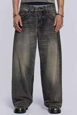 Fashion Jaded London Stud Colossus Jeans