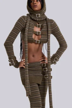 Fashion Jaded London Veda Knitted Top