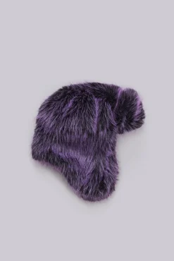 Shop Jaded London Violet Faux Fur Trapper Hat