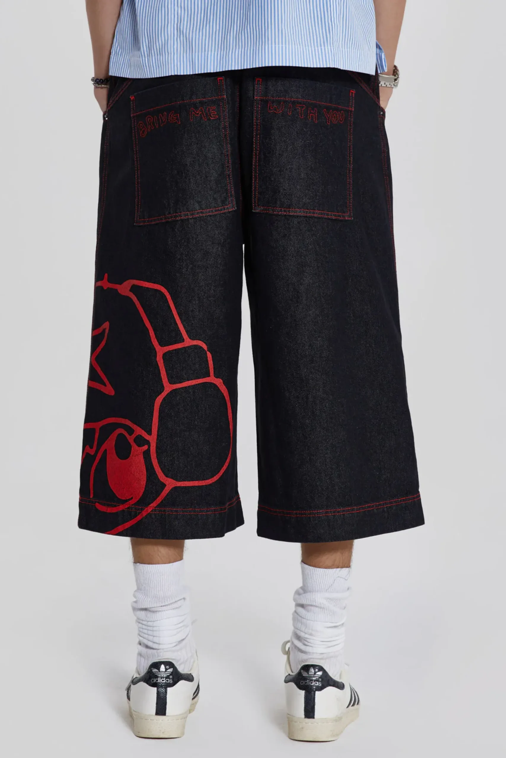 Outlet Jaded London Volume Up Oversized Jorts