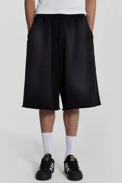 Best Jaded London Washed Black Monster Jogger Shorts