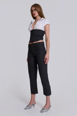Store Jaded London Wednesday Capri Suit Trousers
