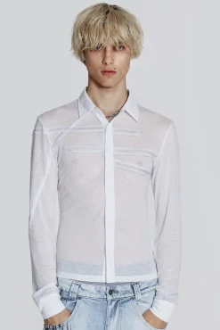 Best Sale Jaded London White Rift Shirt